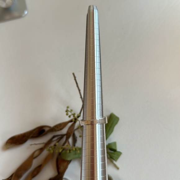 Authentic Cognac Amber Ring, Adjustable .925 Sterling Silver - Picture 5 of 9